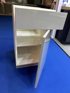 SANYANG vente chaude 2025 meubles de rangement modernes personnalisés armoire de cuisine laquée haute brillance avec appareils ménagers - Product Image 5