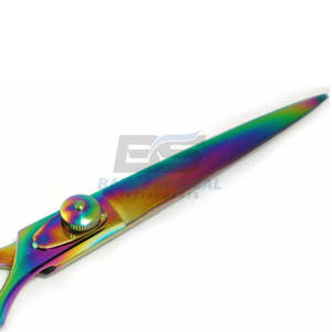 Ciseaux de barbier en acier inoxydable de haute qualité, ciseaux à cheveux avec design ergonomique de la poignée - Product Image 6