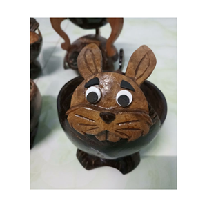 Mono hecho a mano de cáscara de coco/artesanías hechas a mano/estatua Mono de coco de la fábrica de Vietnam - Product Image 3