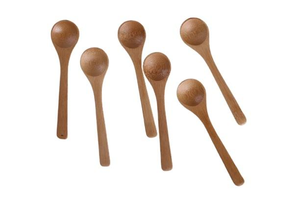 Metier Nouveau Design Haute Qualité Bois Naturel Bambou Scoop Cuisine Épice Thé Miel Café Outils Soupe Cuillère À Café par glowin fashion - Product Image 2