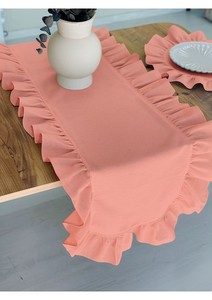 ผ้าปูโต๊ะลายปลาแซลมอนหรูหรามีสไตล์ขนาด40X110ซม. (15 "x 43") เน้นการตกแต่งสำหรับห้องครัวรับประทานอาหารโต๊ะกาแฟข้างงานแต่งงาน - Product Image 2