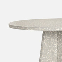 Table basse en marbre artificiel terrazzo, couleurs mélangées, poli et affûté, qualité supérieure, prix de gros usine Newstar, vente chaude