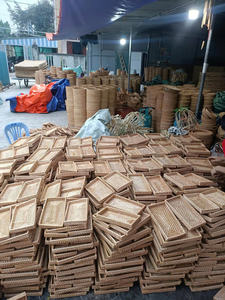Vente flash Porte-ustensiles en rotin Panier en osier fait à la main Organisateur de couverts Naturel pour la cuisine Table à manger Rangement - Product Image 6