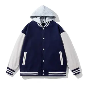 Veste de printemps pour homme, Streetwear japonais, veste de Baseball, mode coréenne, manteaux à capuche, Bomber, vêtements pour hommes, 2022