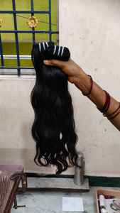 Extensiones de Cabello Humano Natural Indio de Lujo al por Mayor, Sin Procesar, Cutícula Alineada, Rizado y Elástico, Cabello Virgen de Primera Calidad - Product Image 2