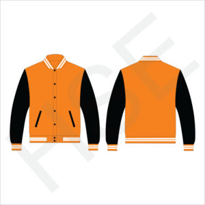 Chaqueta Personalizada Varsity de Cuero Genuino con Mangas Personalizables en Diferentes Colores - Product Image 5