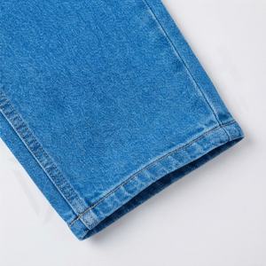 High Waist Tapered Straight Loose Simple Denim <b>Women's</b> <b>Jeans</b> Slim Fit Casual Tapered Pants Customized Color Breathable Cotton - Product Image 6