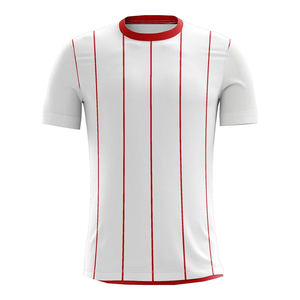 เสื้อฟุตบอลรุ่นใหม่ ผลิตในปากีสถาน บริการ OEM ออกแบบโลโก้ตามสั่ง เสื้อฟุตบอลแบบซับลิเมชั่นสำหรับกีฬา - Product Image 5