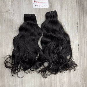 Cheveux humains vierges vietnamiens, best-seller, naturellement ondulés, résistants, durables, tissage à la machine - Product Image 1