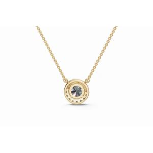 จี้เพชรทรงกลมประดับเพชรเลี้ยงในห้องปฏิบัติการ ดีไซน์วงกลมแห่งความรัก น้ำหนัก 0.814 กะรัต ทอง 9KT 14KT 18KT เครื่องประดับทองคำ ขายส่ง รับผลิตตามแบบ (OEM) ส่งออก - Product Image 4