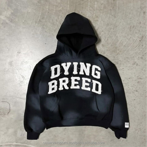 Fabricant de vêtements de sport baggy design poids lourd personnalisé Streetwear Ensemble sweat à capuche et pantalon de survêtement pour hommes survêtements - Product Image 2