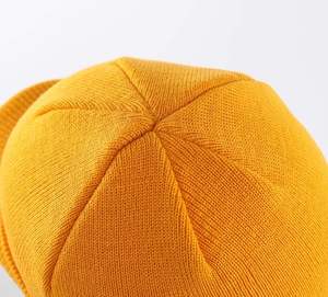 ROMEO INDUSTRY Bonnet d'hiver unisexe décontracté, bord réglable, imperméable, respirant, 100% acrylique, tricoté à la main, double voyage - Product Image 3