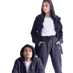 Chándales ajustados para hombre/mujer con logotipo personalizado Tech Fleece con lateral Jogging Tech fleece chándal con cremallera completa chándal - Product Image 1