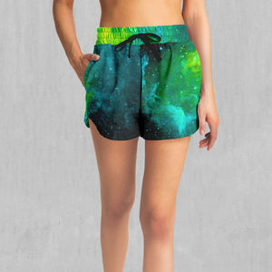 Short en maille double couche de haute qualité, respirant, à séchage rapide, pour femmes, avec sublimation personnalisée, pour gym et basket-ball. - Product Image 1