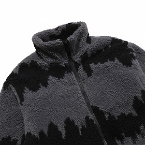 Custom Unisex Winter Oversized Hooded Polar <b>Fleece</b> Y2K Zip-Up Pullover <b>Hoodie</b> Embroidery Warm <b>Sherpa</b> Coat Sweatshirt - Product Image 4