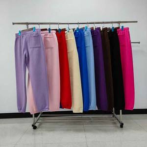 Pantalones Deportivos Casuales para Hombre con Logotipo Personalizado, Pantalones de Chándal de Lona de Peso Medio, Talla Grande, Cintura Elástica, Transpirables, 100% Algodón - Product Image 6