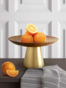 Modern Aluminum Casting Embossed <b>2</b> <b>Tier</b> <b>Fruit</b> <b>Bowl</b> Decorative Nickel Plated Serving Cheap White Enamel <b>Fruit</b> Serving Indian <b>Bowl</b> - Product Image 2