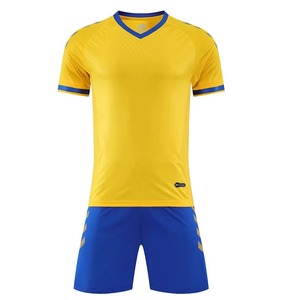 ชุดฟุตบอลแขนสั้นชุดฝึกฟุตบอลสำหรับผู้ชายและผู้ใหญ่เด็กชุดทีมนักเรียนชั้นประถมศึกษาฤดูร้อน - Product Image 3