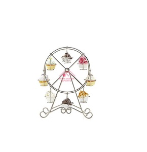 Soporte de pastel de metal decorativo para el hogar con tarifa al por mayor barata Soporte de pastel de metal decorativo para el hogar de lujo superventas - Product Image 1