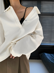 Sweat à capuche femme surdimensionné de haute qualité en coton éponge français en relief avec impression numérique 100% logo avant en coton - Product Image 6