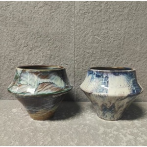 Vase à fleurs en céramique pour <span class=keywords><strong>la</strong></span> décoration intérieure, vase de sol en céramique pour vintage rustique, vase de bureau pour plante - Product Image 1