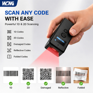 Lettore di Codici QR Wireless WCMI, Scanner di Codici a Barre Portatile con Interfaccia USB Disponibile - Product Image 1