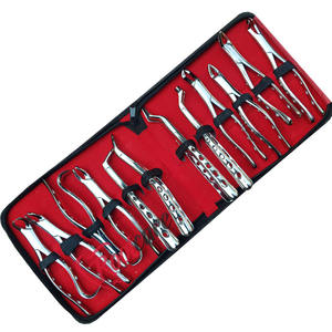 Article de vente chaud Ensemble en acier inoxydable de qualité supérieure de pinces pour adultes d'extraction dentaire Ensemble dentaire molaire inférieure supérieure Instruments chirurgicaux - Product Image 2