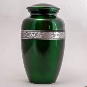 Urne funéraire classique en métal noir pour adultes, enfants et animaux de compagnie – Récipient commémoratif pour cendres, fournitures funéraires décoratives, vente en gros - Product Image 6