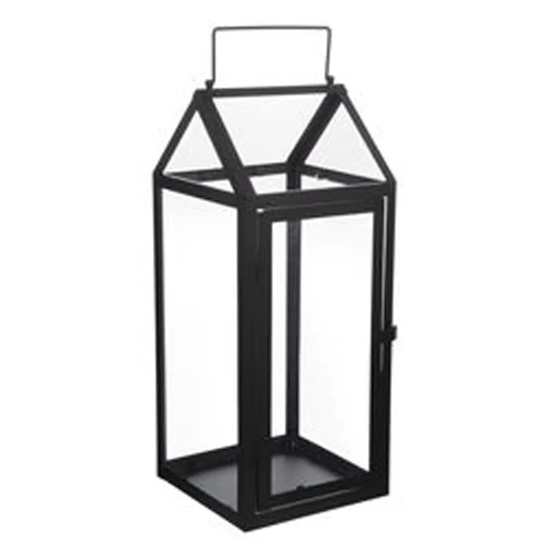 New Style Hanging Metal Lantern Black Haunted Trick or Treat Halloween Restaurant Party Supply Lamps Accessories Handicrafts
