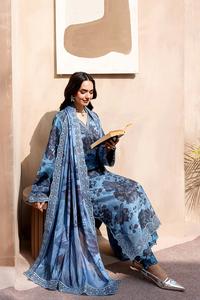 Traje Salwar Kameez de Alta Calidad para Mujer, Marca RAMSHA, Ropa de Invierno, 100% Seda y Lino, Impresión Digital, Sin Arrugas, Formal, Modelo RS-01 - Product Image 6