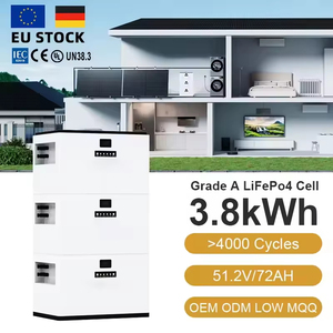 Stock UE 3,8 kWh Système solaire tout-en-un empilable pour balcon 51,2 V LiFePO4 IP65 6000 cycles Plug&Play 2,4 kW de sortie Prêt à expédier - Product Image 6