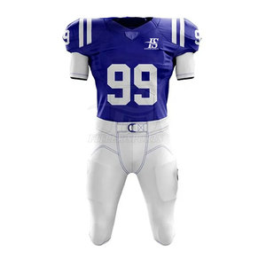 Dernier design d'uniforme de football américain pour adultes, nouveau style, taille plus, manches courtes, prix de gros - Product Image 1