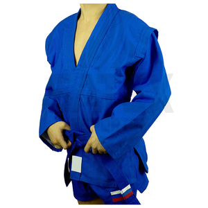Uniforme de Sambo Unisex Personalizado, Cómodo, Transpirable, de Secado Rápido, Alta Calidad, 100% Algodón Elástico, con Logotipo Personalizado en la Parte Delantera - Product Image 2