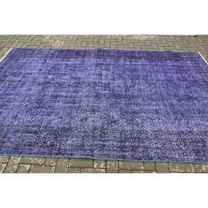 พรมตุรกี, พรมขนาดใหญ่ 6.1x10.2 ฟุต, พรมขนสัตว์สีน้ำเงินขาว - Product Image 3