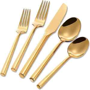 Luxurious Eco-Friendly Stainless Steel Flatware Set Mirrored Polished <b>Soup</b> & Rice <b>Spoon</b> for Dinner & Giveaways - Product Image 2
