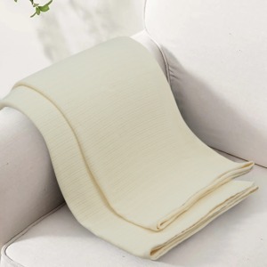 ผ้าห่มผ้าฝ้ายกันความร้อนแบบถักลายพื้นสำหรับใช้ในโรงพยาบาล - Product Image 2