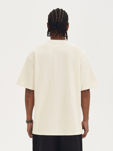 High Quality 100% Cotton Blank Men's T-shirts Streetwear Boxy Oversized <b>Tshirt</b> Print Custom T Shirt - Product Image 6