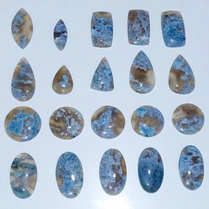 Ágata de musgo verde natural, piedras preciosas sueltas, cabujón natural, piedras preciosas sueltas, venta al por mayor, cabujón, uso de piedras preciosas, fabricación de joyas - Product Image 2