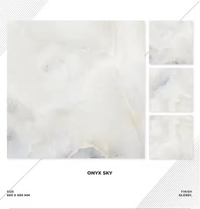 Carrelages de sol en porcelaine polie noire terre naturelle moderne 400x400mm bon prix 60x60 fonction brique réfractaire en céramique brillante pour corps entier - Product Image 1