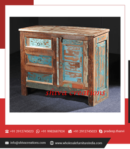 Venta al por mayor de muebles de sala de estar de diseño moderno de madera de Granero recuperada de alta calidad India al por mayor precio - Product Image 6