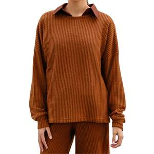 Black Cropped Sweatshirt Women <b>Elastic</b> <b>Hem</b> Pullover Fleece <b>Top</b> Streetwear Blank Gym Training Jumper Cinched Waist Black - Product Image 4