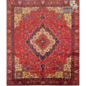 Alfombra de Lana Hecha a Mano en Tabriz de la Mejor Calidad con Diseño Moderno, Alfombra Anudada a Mano para Hogar, Oficina, Piso e Interiores - Product Image 1