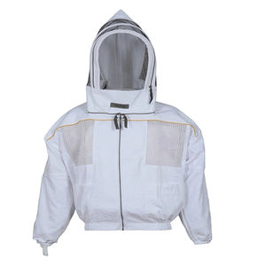Combinaison de veste ventilée d'apiculture professionnelle avec personnalisation de marque privée en tissu polyester pour une veste d'abeille sûre - Product Image 4
