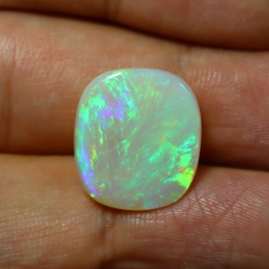 11.00 carats naturel australien opale Cabochon australien opale vert cristal opale de feu lâche pierres précieuses fabrication de bijoux - Product Image 3