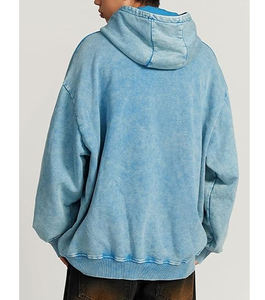 Heavy Weight French 100% Cotton Fleece Oversized <b>Hoodie</b> High Quality Puff Printing Streetwear Customized <b>Hoodie</b> - Product Image 2