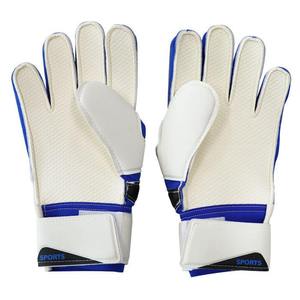 Los mejores guantes de fútbol profesional al por mayor entrenamiento transpirable látex y cuero OEM guantes de portero con protección para los dedos - Product Image 3