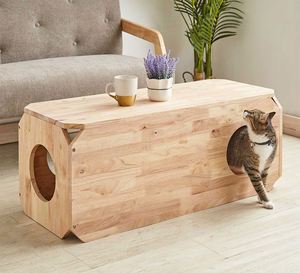 โต๊ะกาแฟ Jiwon ทันสมัยทำจากไม้สักแข็งสีธรรมชาติเหมาะสำหรับร้านกาแฟสำหรับใช้ในร่มและกลางแจ้ง - Product Image 6