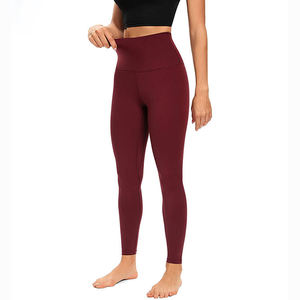 Legging respirant imprimé personnalisé pour femmes à prix d'usine concevez votre propre legging uni avec logo personnalisé - Product Image 3