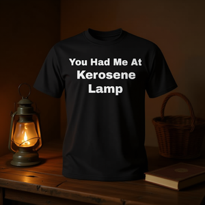 Camiseta Promocional con Estampado 'You Had Me at Kerosene Lamp' en Tallas Grandes para Niños - Product Image 3