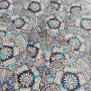 หนังแกะสีแทนโครเมียมพิมพ์ลายดอกไม้ผลิตภัณฑ์หนังคุณภาพสูงสามารถปรับแต่งได้ขนาด1ถึง12ตารางฟุต - Product Image 2